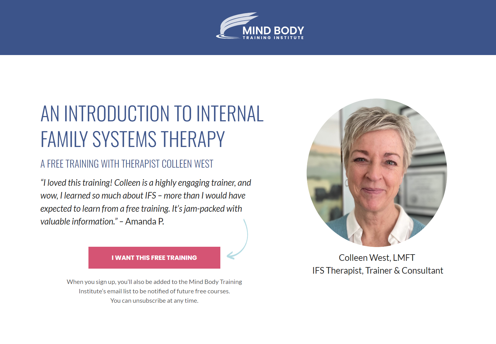 An Introduction to Internal Family System Therapy with Colleen West